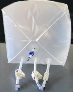 3D single-use bag assemblies
